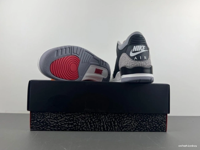 Black Cement Air 3 DN3707-010 Jordan 0802